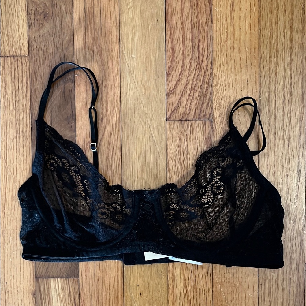 Eberjey Black Lace Bralette